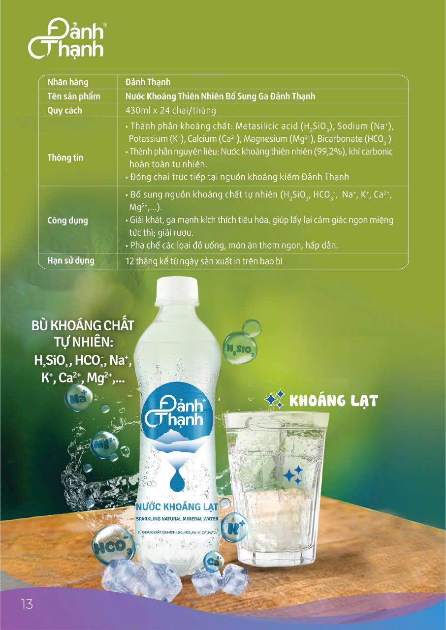 Nước Đảnh Thạnh có gas