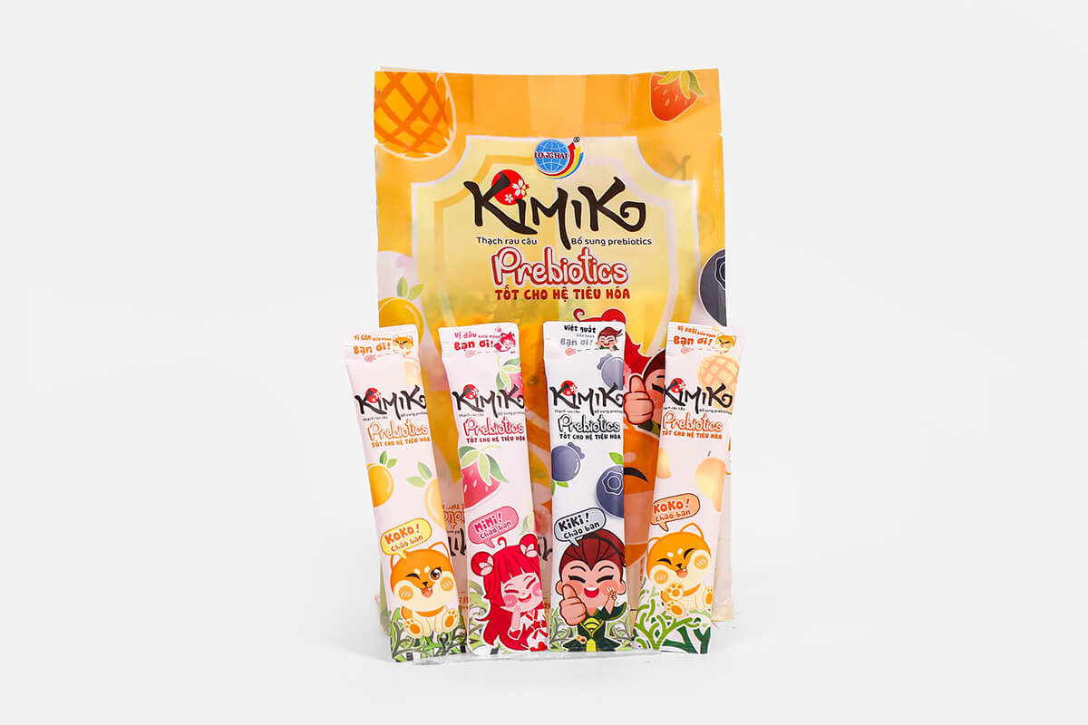 Thạch rau câu KIMIKO Long Hải bổ sung Prebiotics