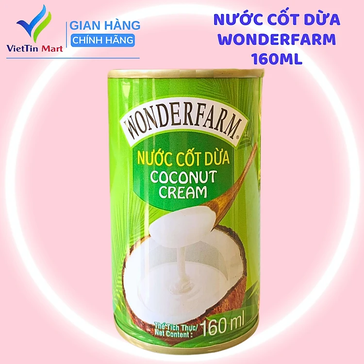 Cốt Dừa Wonderfarm 160Ml