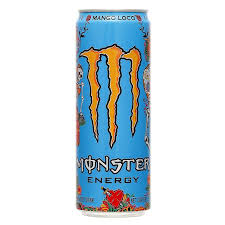 Nước Monster Mango Loco tăng lực lon xanh biển