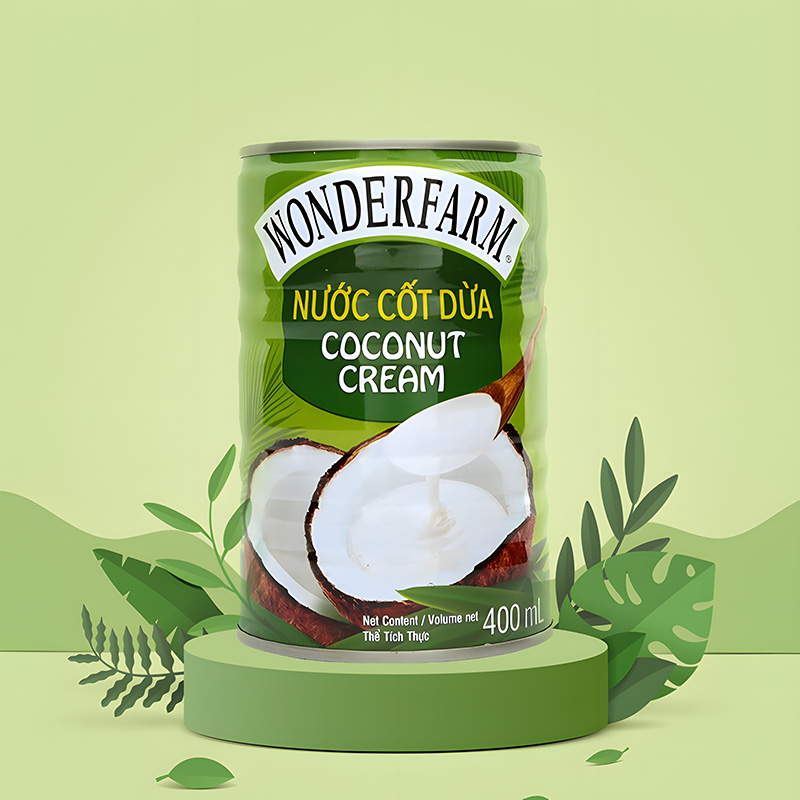 Cốt dừa Wonderfarm to (400ml)