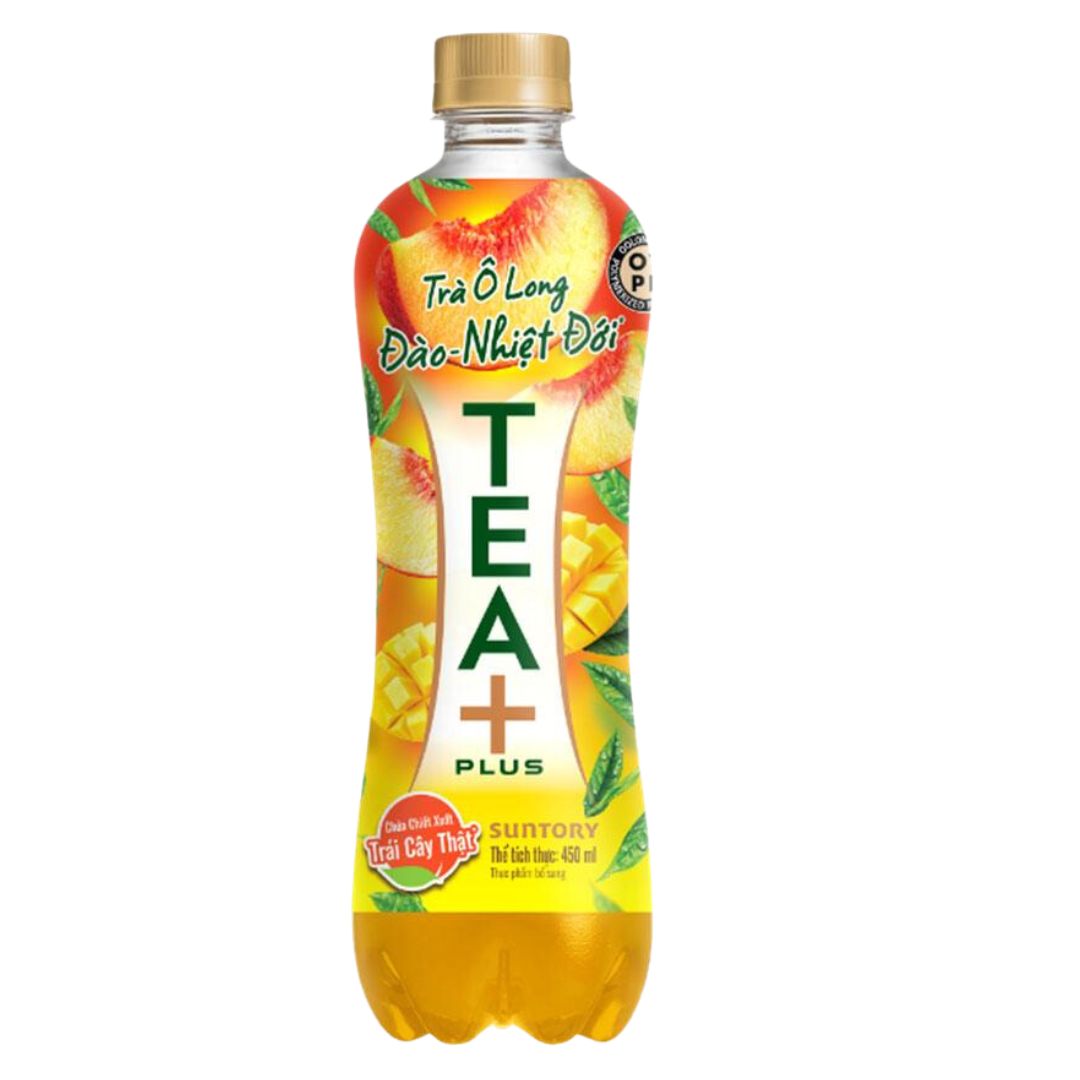 Trà Olong Đào Trái Cây Nhiệt Đới 450ml