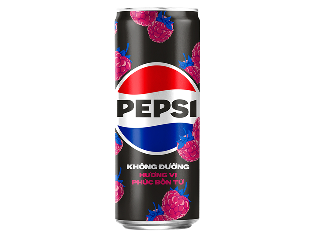 Pepsi không đường vị phúc bồn tử 320ml