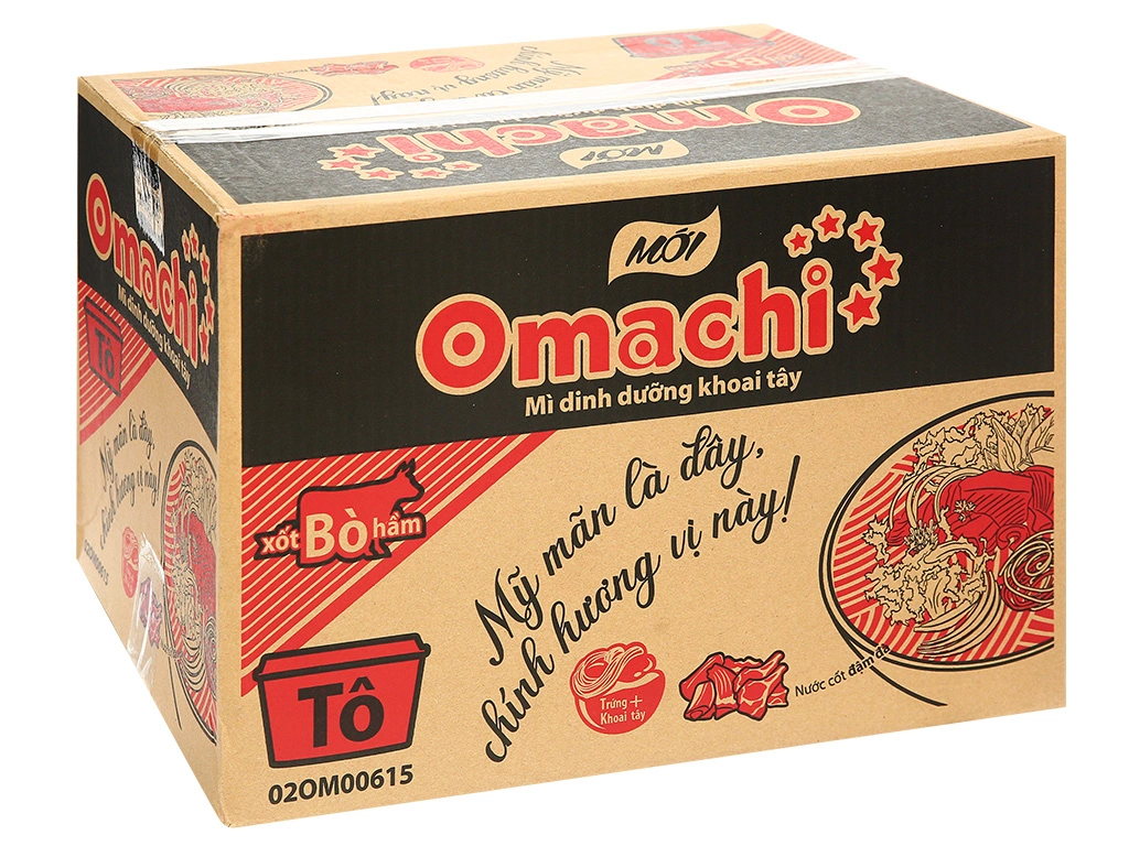 Omachi bát xốt bò hầm 92g