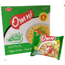 Mì Omni tôm chanh - Thùng 30 gói x 75g