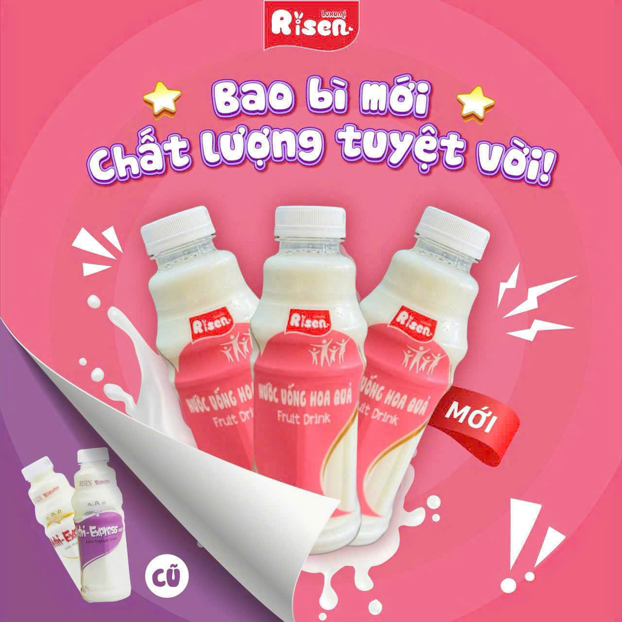 NƯỚC SỮA CHUA ĐÀI 500 ML *15 CHAI