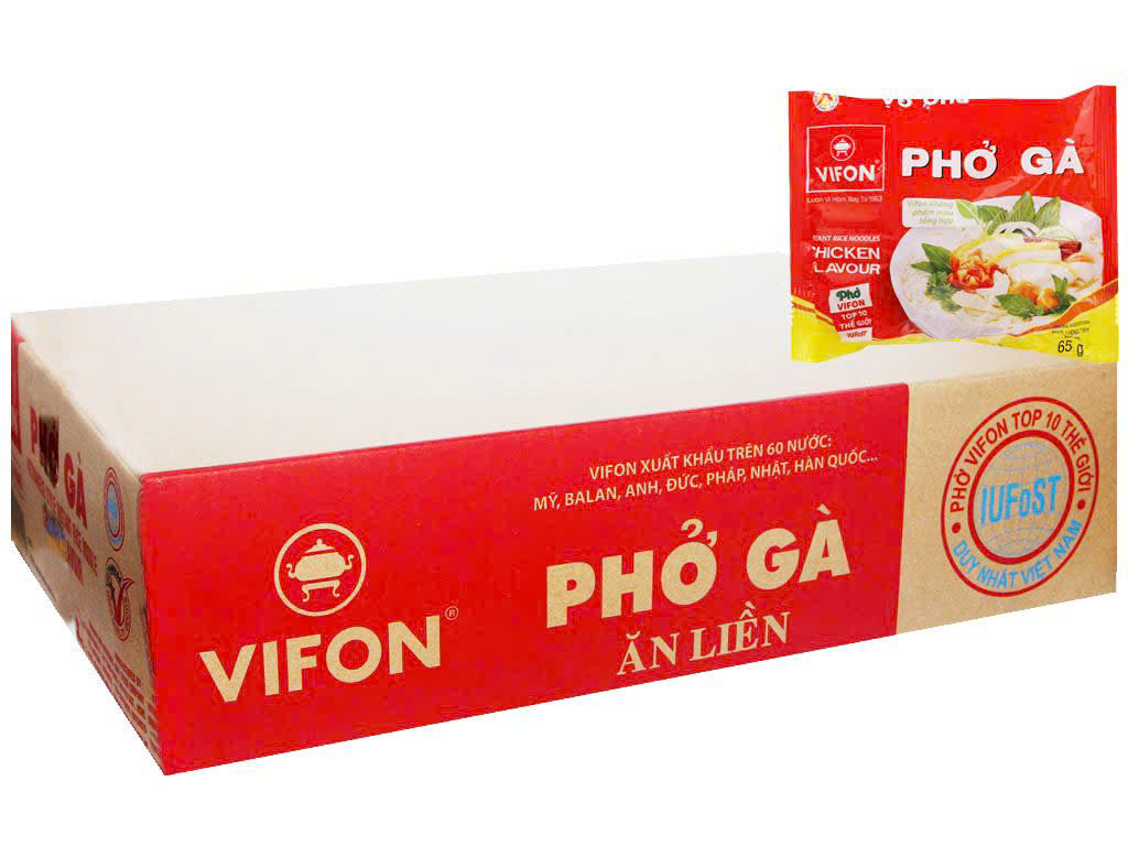 Phở gà Vifon - Thùng 30 gói x 65g