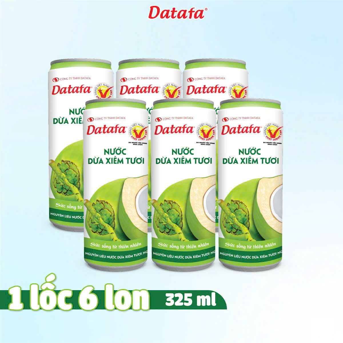 nước dừa xiêm lon 330ml