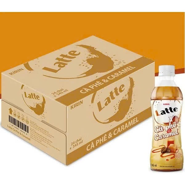 Thức uống vị cà phê sữa KIRIN Latte chai 440ml - Thùng 24 chai x 440ml