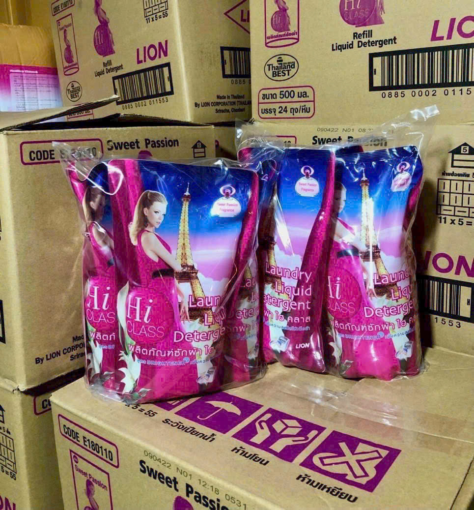 nước giặt HICLASS 500 ML sweet (túi hồng )