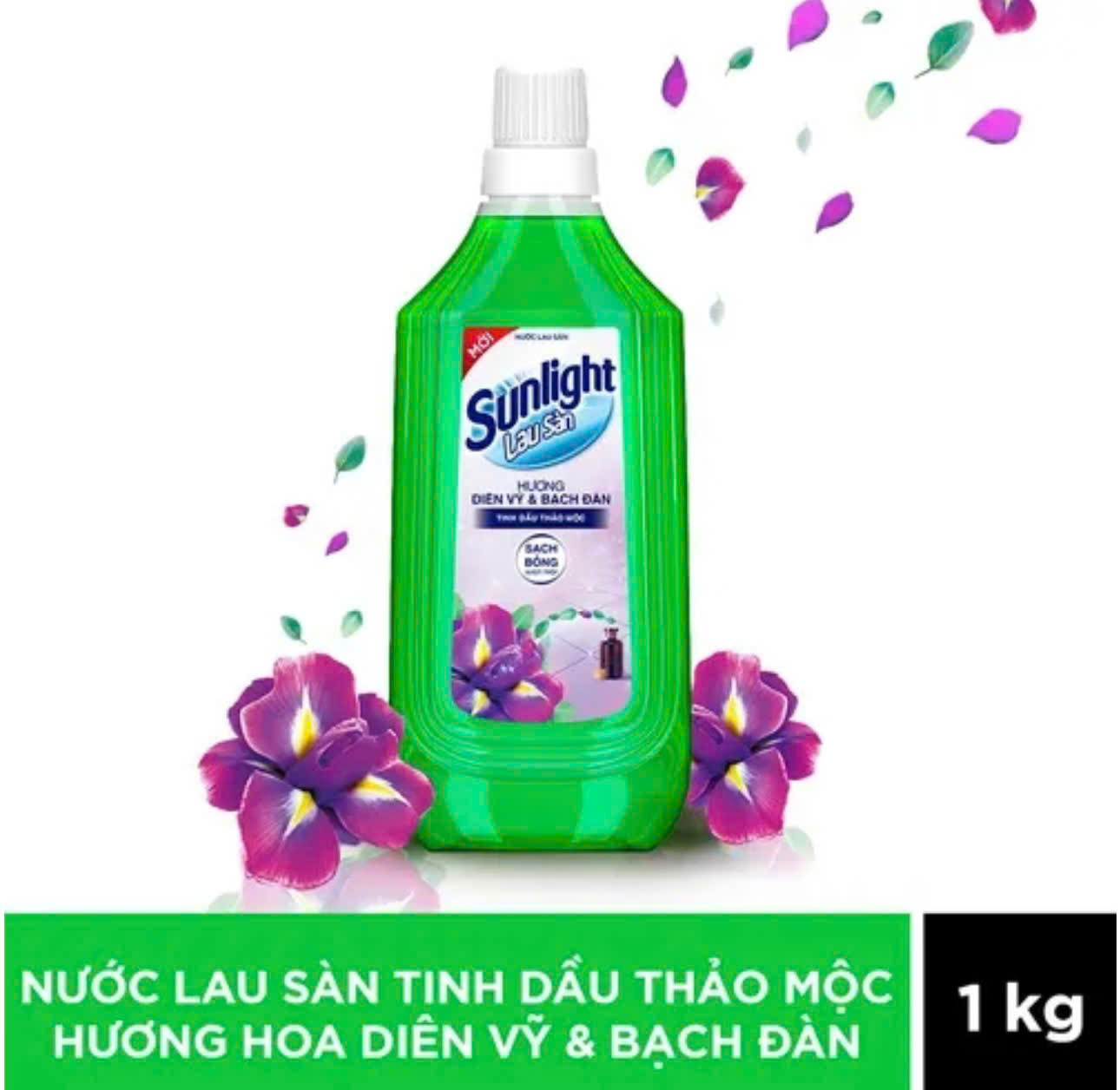 nước lau sàn  sunlight 1 kg màu xanh -12 chai