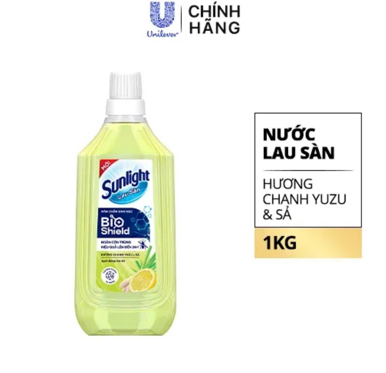 nước lau sàn  sunlight 1 kg sả chanh -12 chai