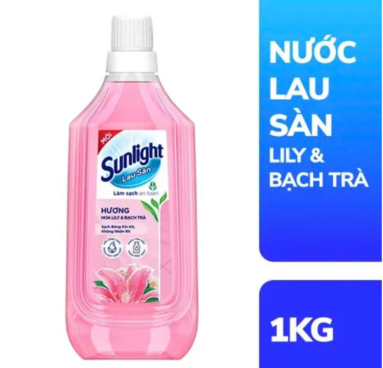 nước lau sàn  sunlight 1 kg màu hồng -12 chai