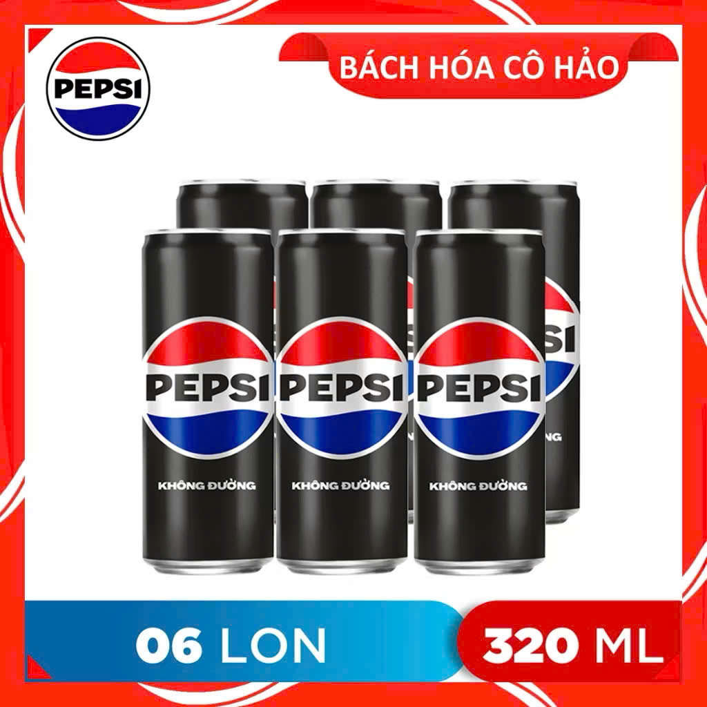 pepsi ko calo màu đen