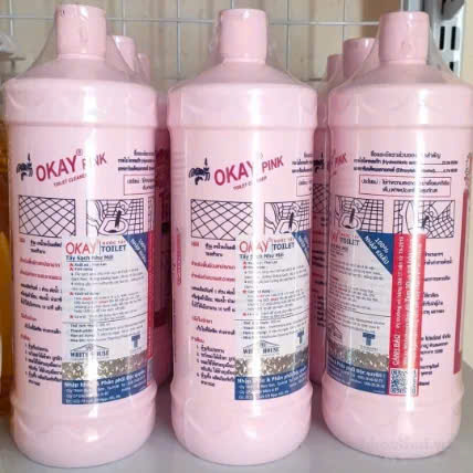 tẩy okay bt ( hồng ) -12 chai