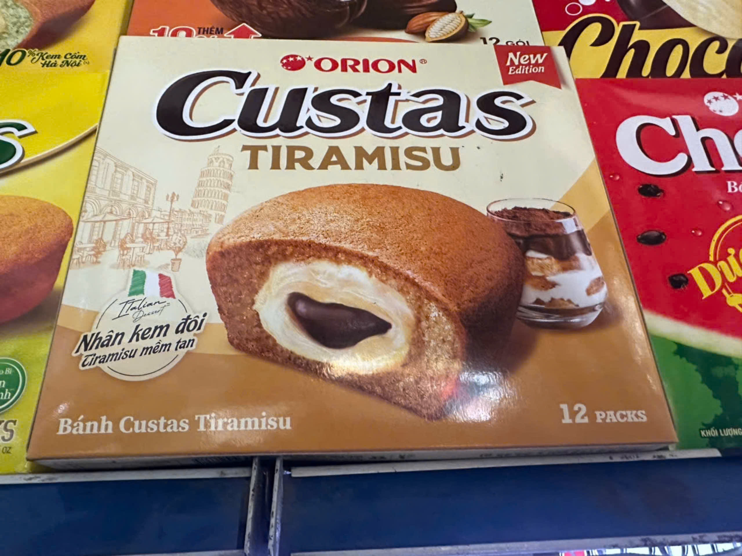 bánh CUSTAR tiramisu 12p