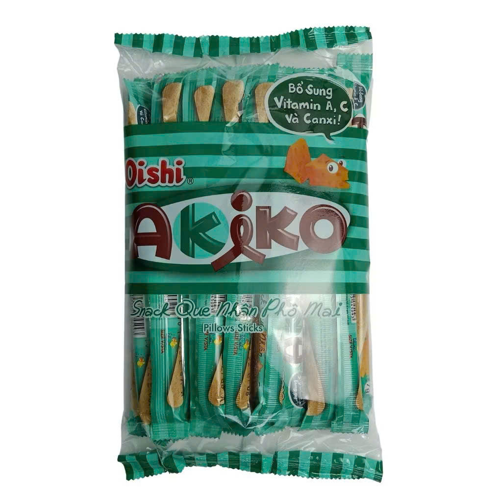 Snack AKIKO OISHI nhân phô mai
