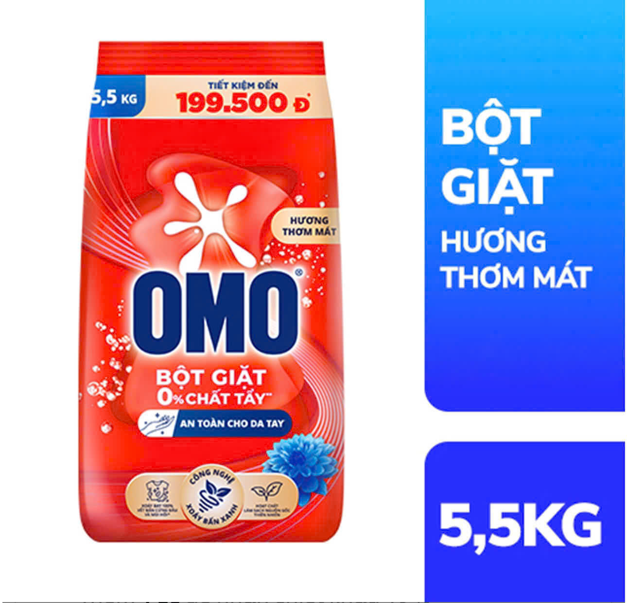 BG OMO HƯƠNG THƠM MÁT 5.5KG-3G