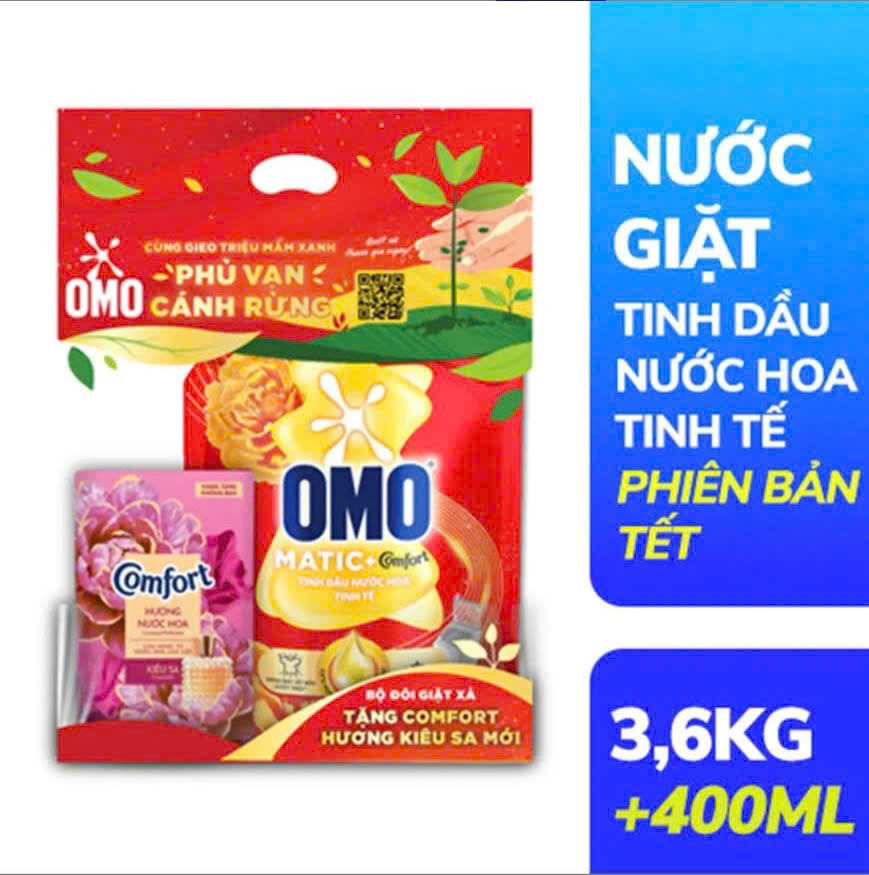 omo BG c Trên comfort 3.6 kg +400 ml tinh tế