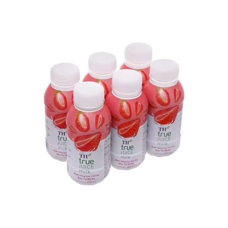 nước uống sữa trái CÂy Th vị dâu