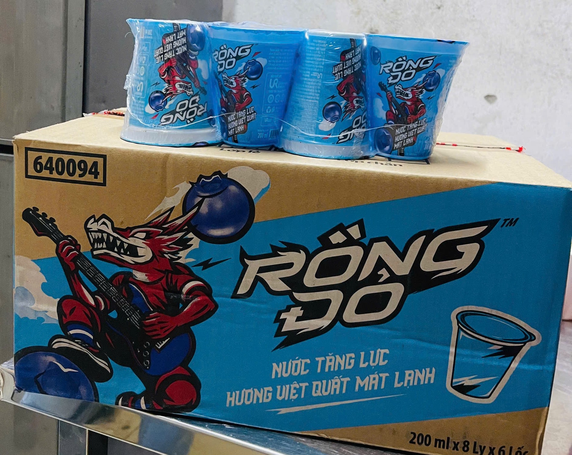 Nước RỒNG ĐỎ hương việt quất