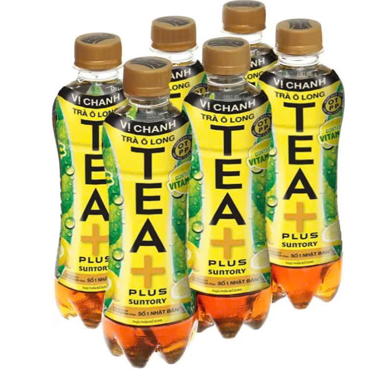 trà o long tea plus vị chanh 450 ml