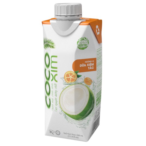 Nước Dừa Cocoxim Tắc - Thùng 12 Hộp X 330ml