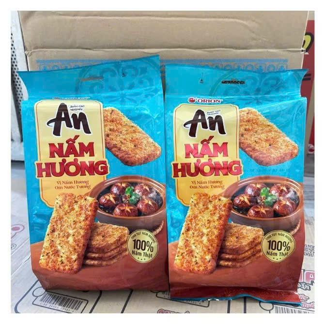 bánh gạo an vị nấm hương